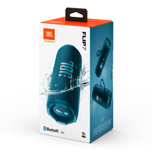 jbl flip 7 blue box image 1605x1605px